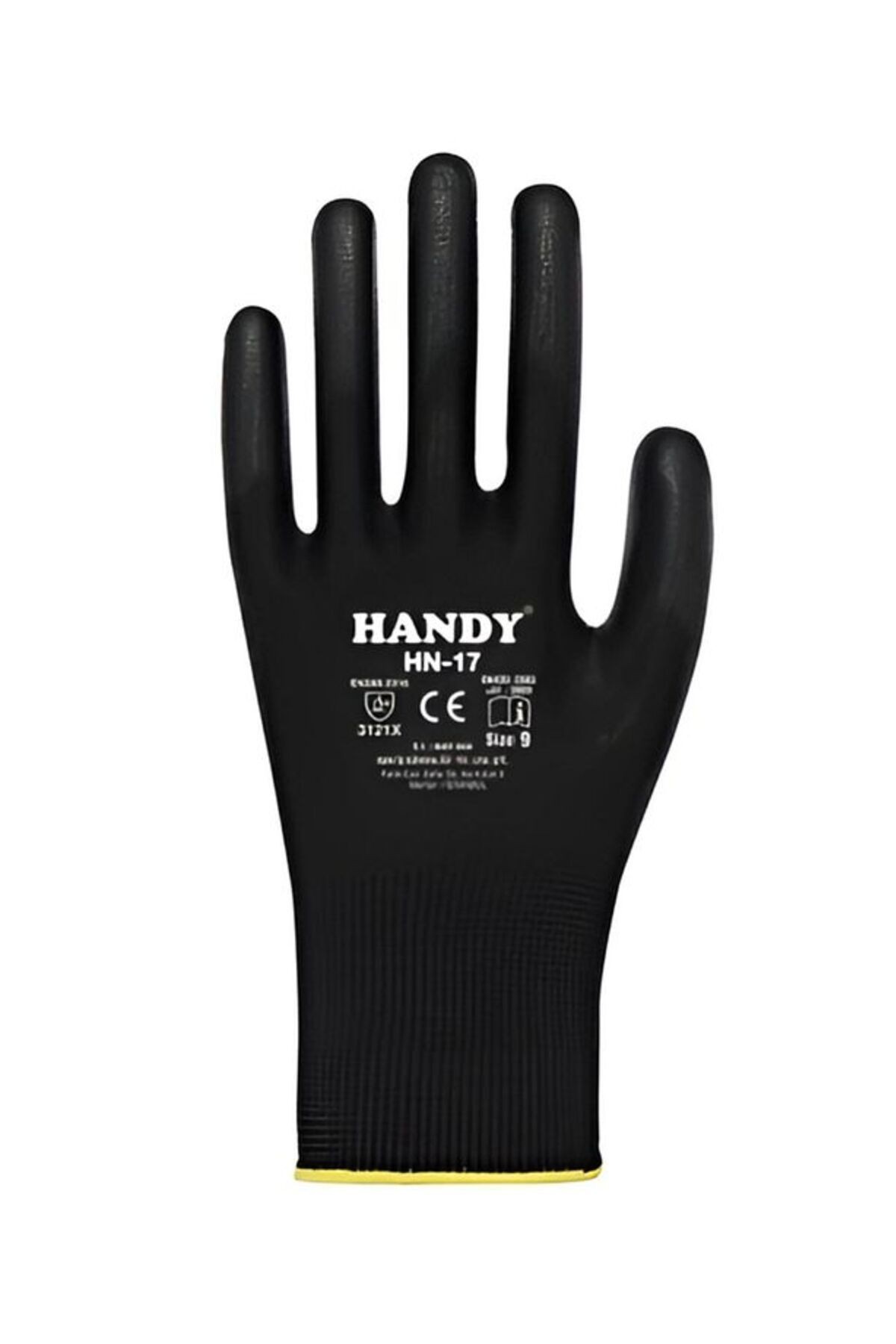 Handy Job Plus HN-17 PU Eldiven Siyah İş eldiveni