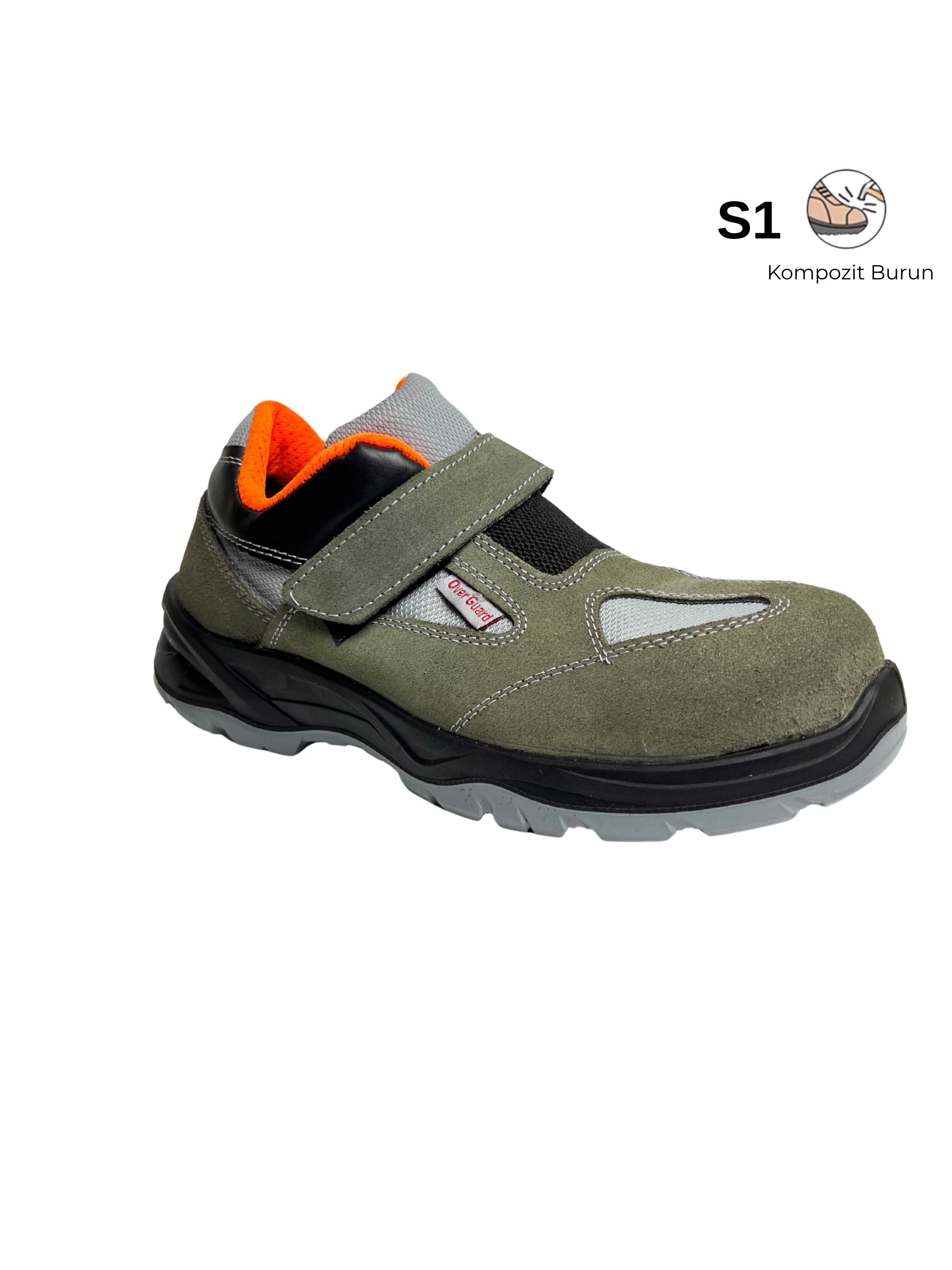 Overguard SL 401 S1 Kompozit Burunlu Süet İş Ayakkabısı