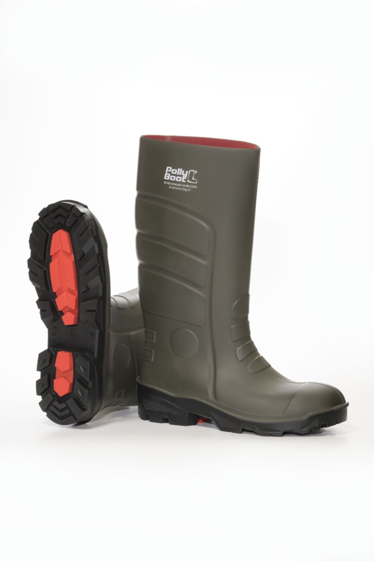 Polly Boot Galaxy Vega K.haki Çizme S4 Pollyboot( Çelik Burun )