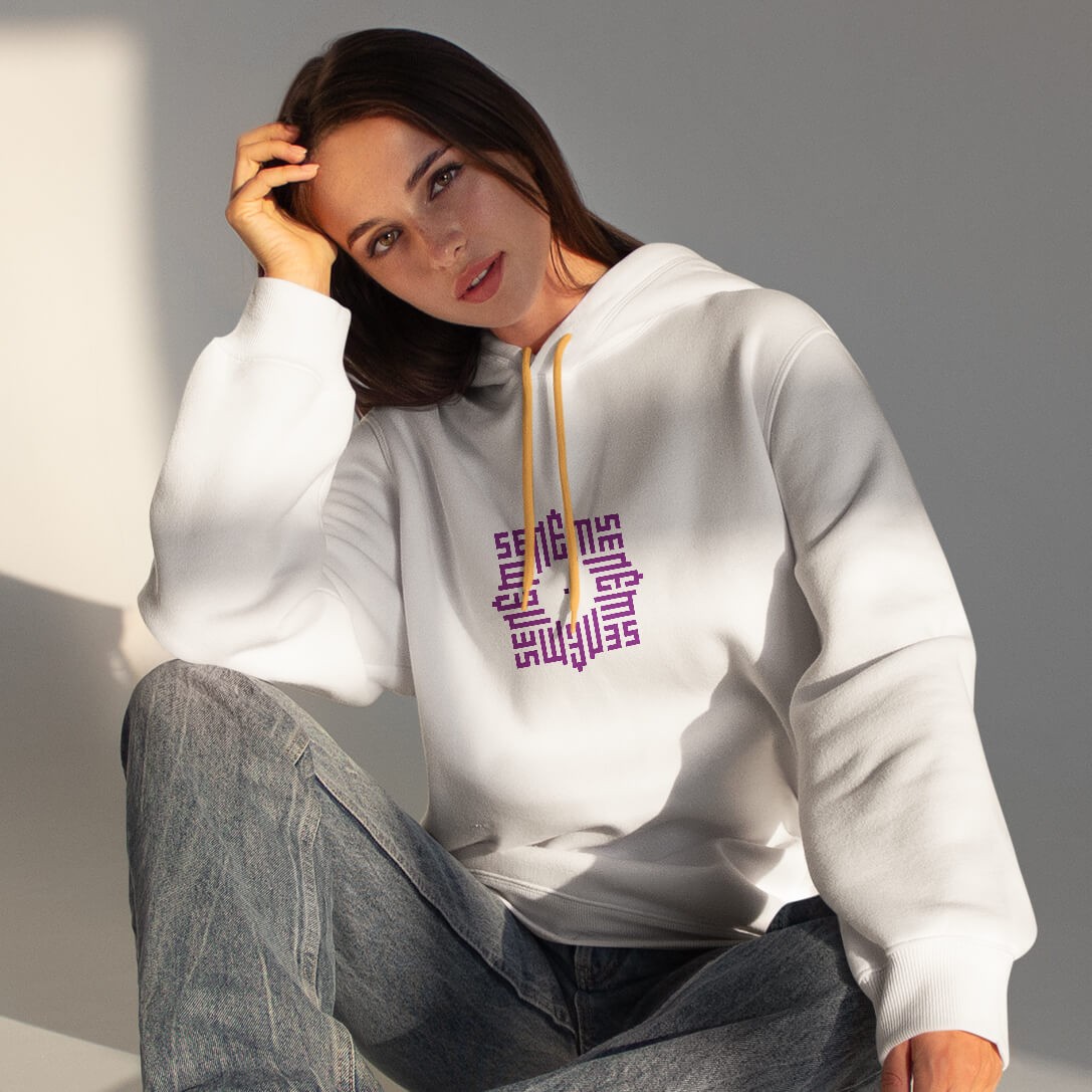 UNISEX BEYAZ HOODIE