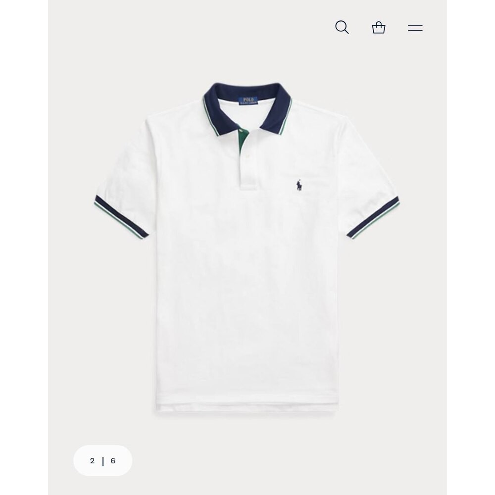 Polo Ralph Lauren Polo Yaka D Beyaz