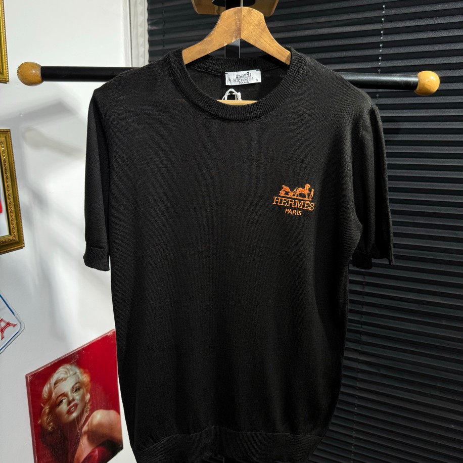 HERMES TRİKO SİYAH RENK