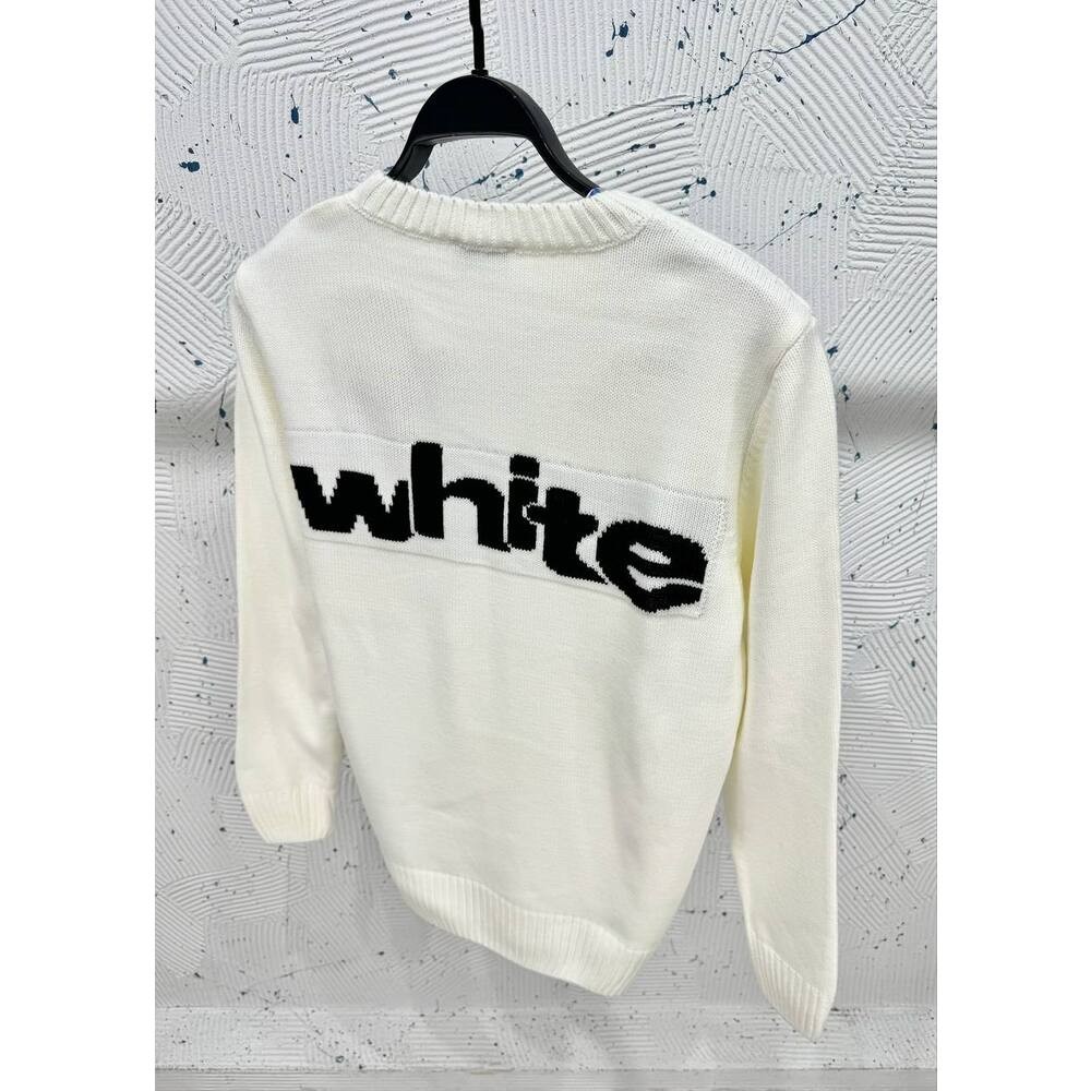 Off White Triko Beyaz