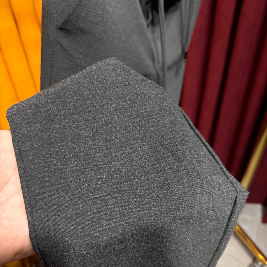 BURBERRY GOFRE KUMAŞ JOGGER KOYU FÜME RENK