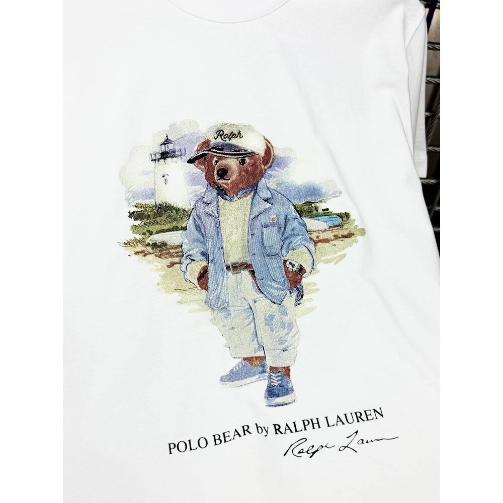 Polo Ralph Lauren Bisiklet Yaka Beyaz