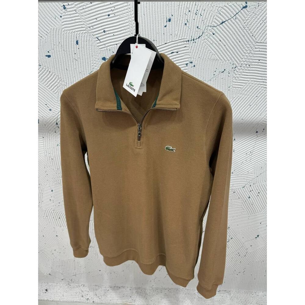 Lacoste Fermuarlı Sweatshirt Kahverengi