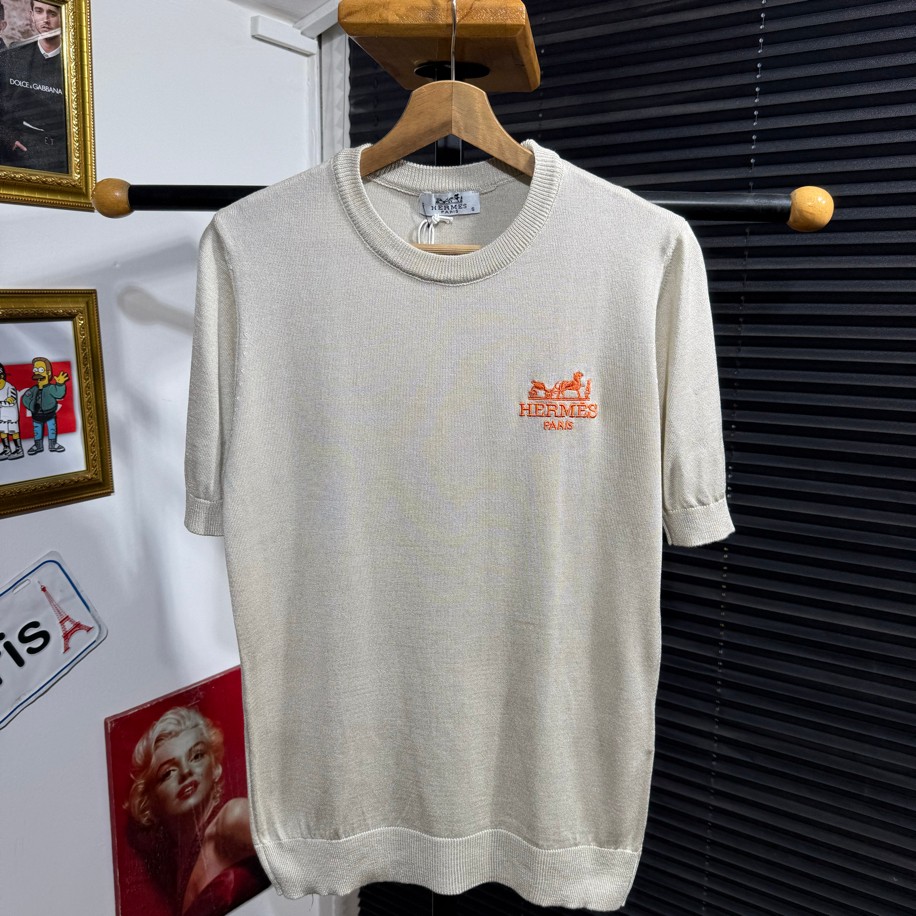HERMES TRİKO KOYU KREM RENK