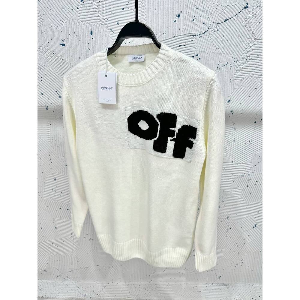 Off White Triko Beyaz