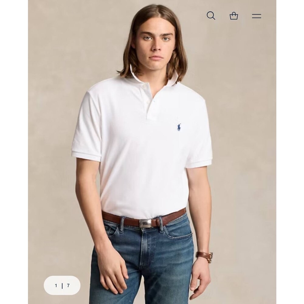Polo Ralph Lauren Polo Yaka Beyaz