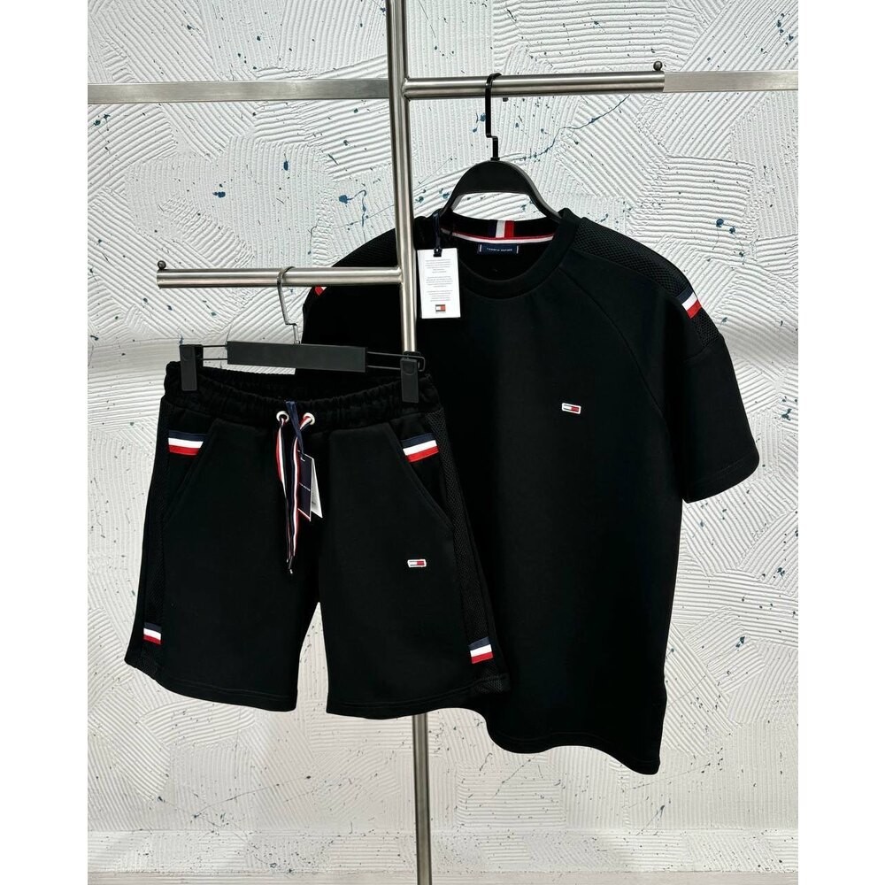 Tommy Hilfiger Şortlu Takım Siyah