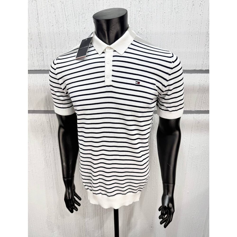 Tommy Hilfiger Polo Yaka Triko Beyaz