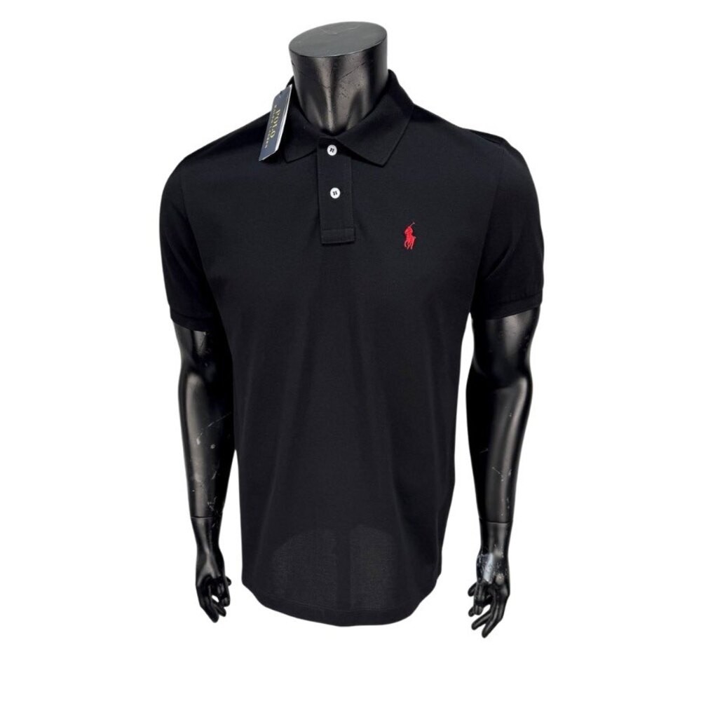 Polo Ralph. Polo Yaka Orj. İthal Mağaza Ürünü Siyah