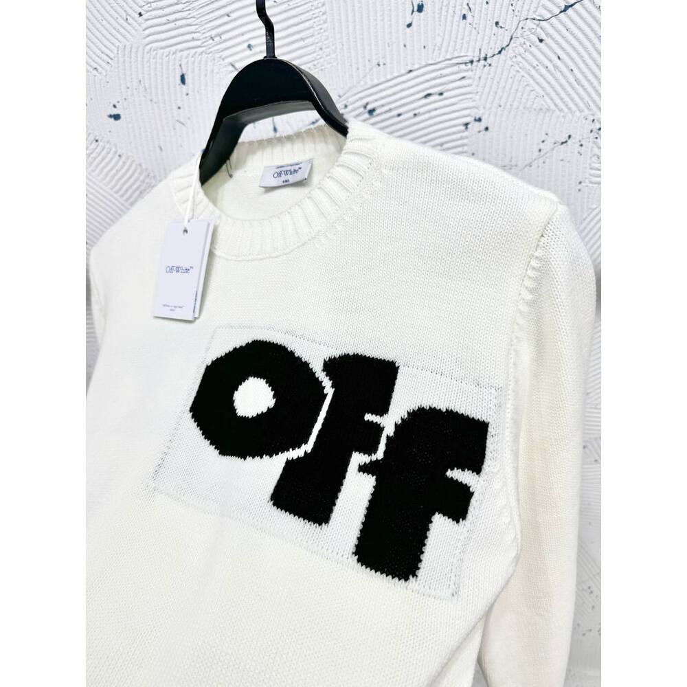 Off White Triko Beyaz