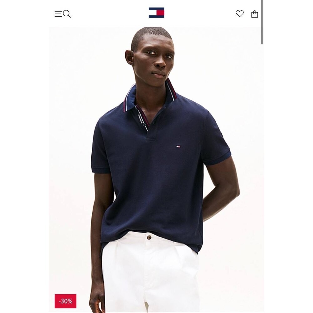 Tommy Hilfiger Polo Yaka D Lacivert