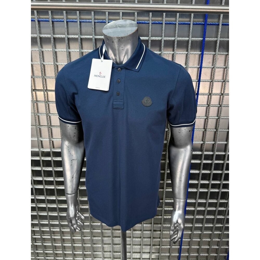 Moncler Polo Yaka Lacivert