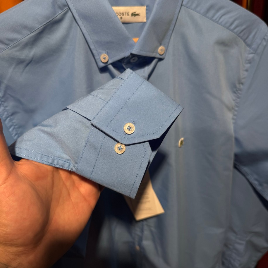 LACOSTE MİCRO GÖMLEK MAVİ RENK