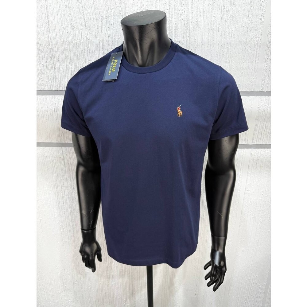 Polo Ralph Lauren Basic Bisiklet Yaka Lacivert