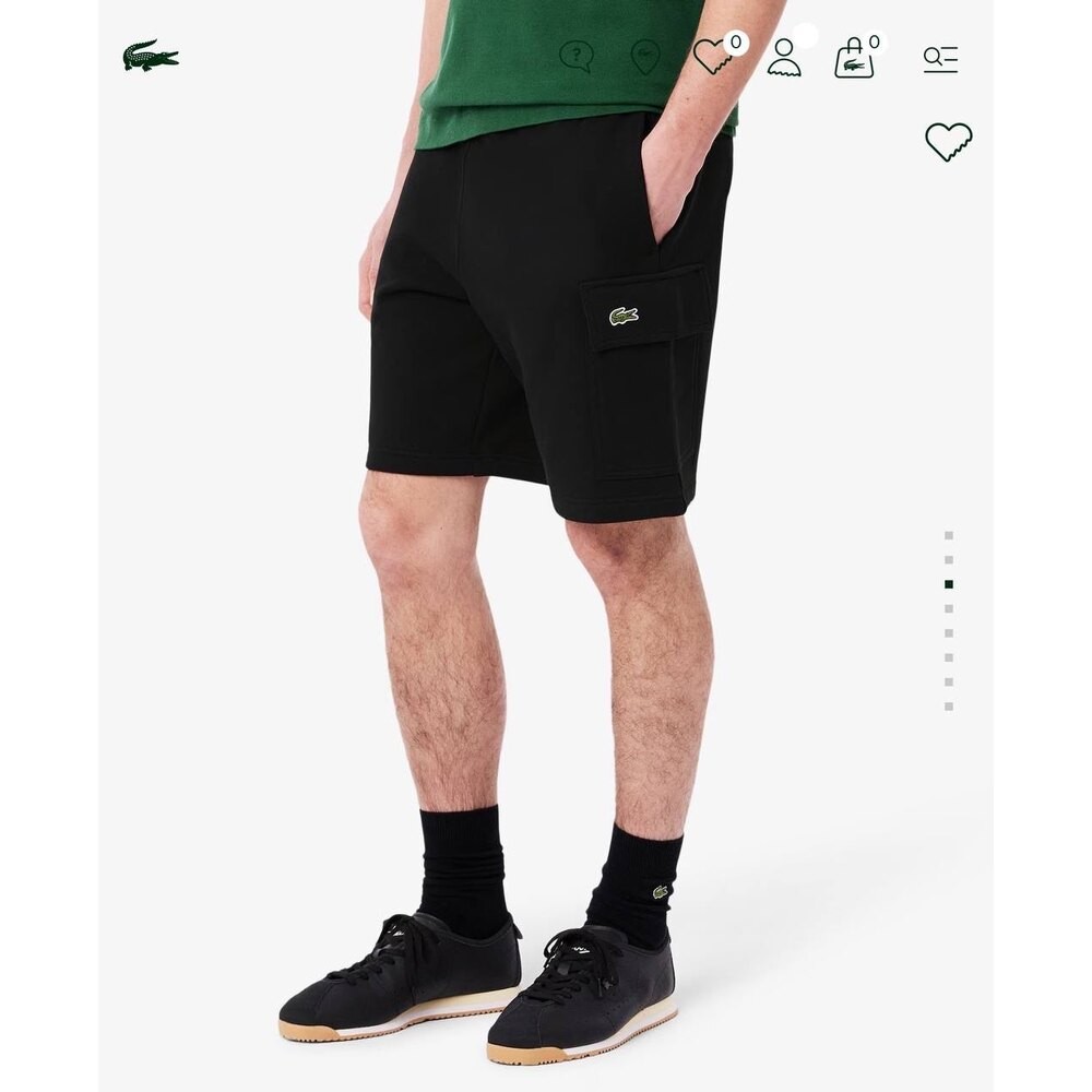 Lacoste Yan Cepli Şort Siyah