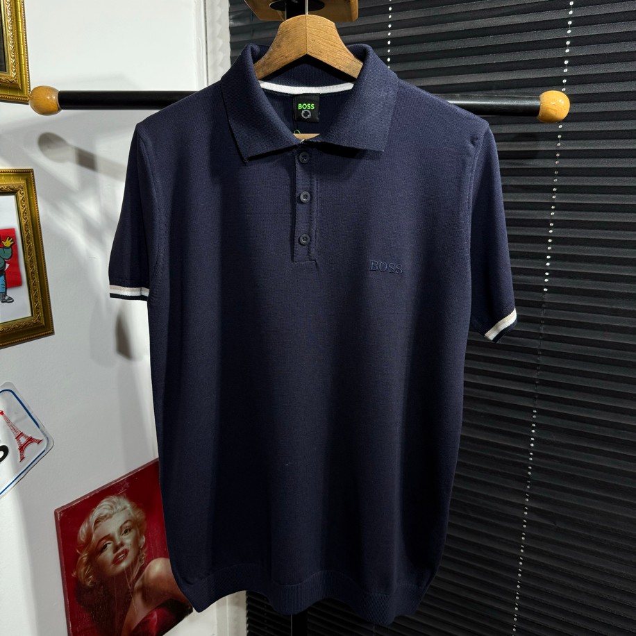 BOSS POLO YAKA TRİKO LACİVERT RENK