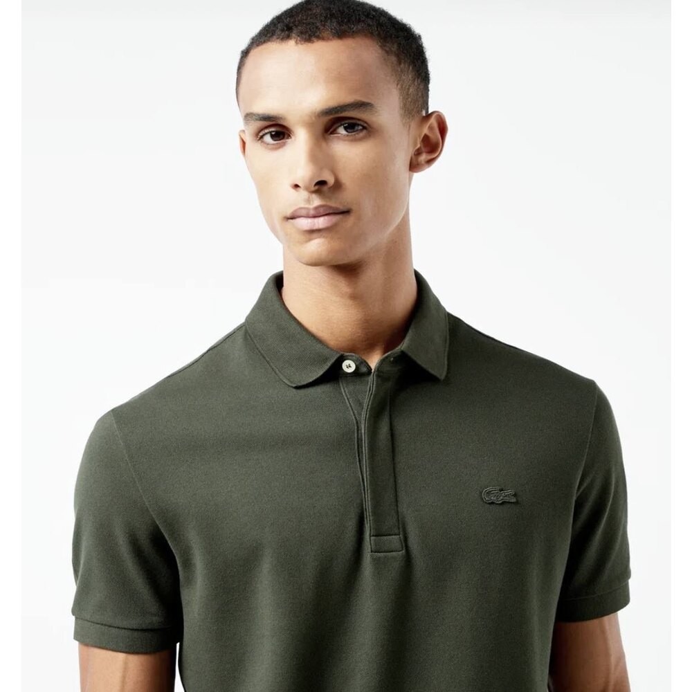 Lacoste Paris Polo Yaka Haki