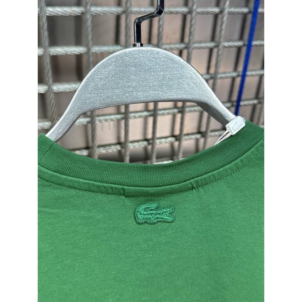Lacoste Paris Baskılı Bisiklet Yaka Yeşil
