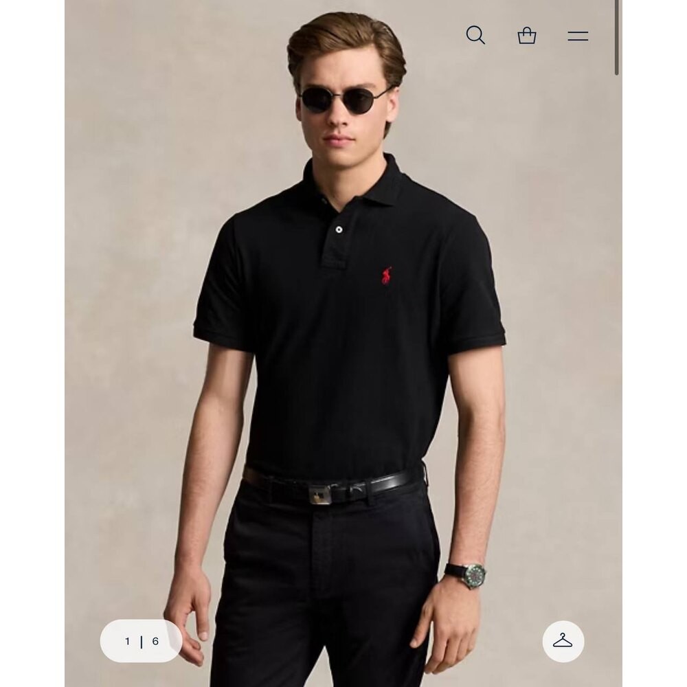 Polo Ralph Lauren Polo Yaka Siyah