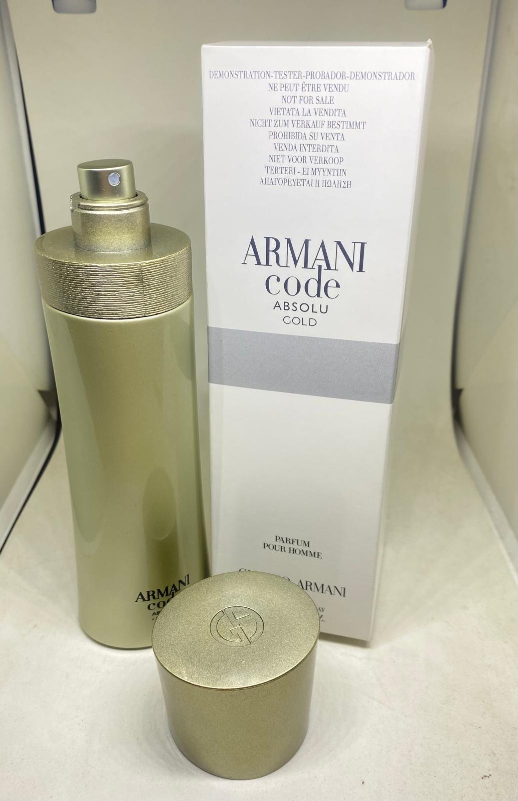 Armani Code Absolu Gold tester