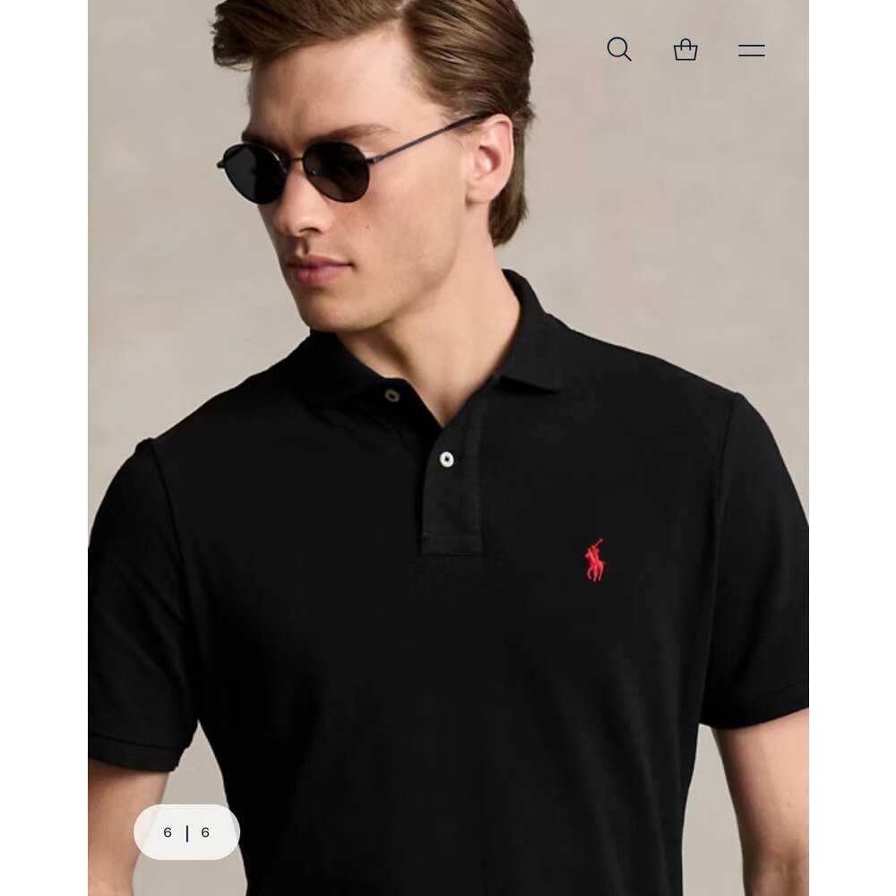 Polo Ralph Lauren Polo Yaka Siyah