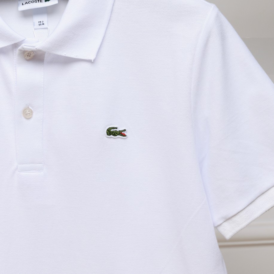 Lacoste Polo Yaka Orj. Beyaz