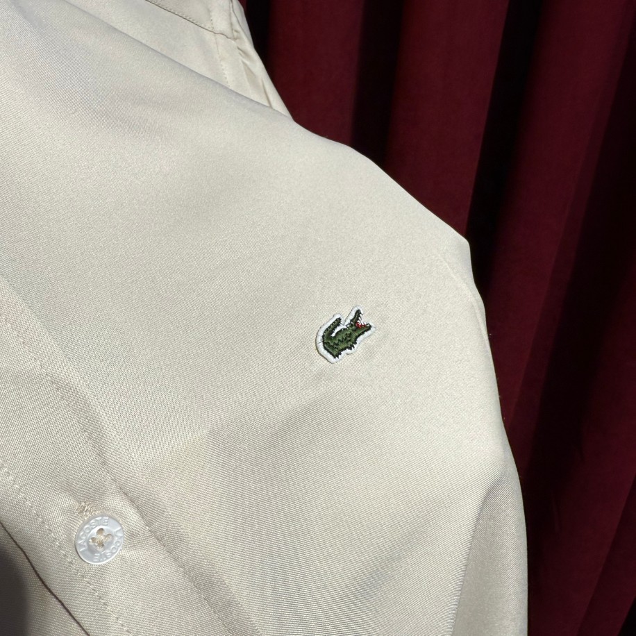 LACOSTE MİCRO GÖMLEK KREM RENK