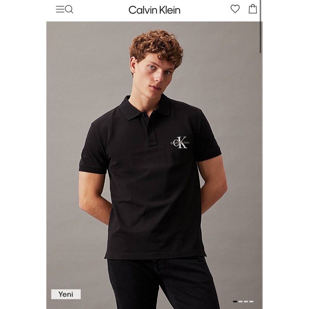 Calvin Klein Polo Yaka Siyah