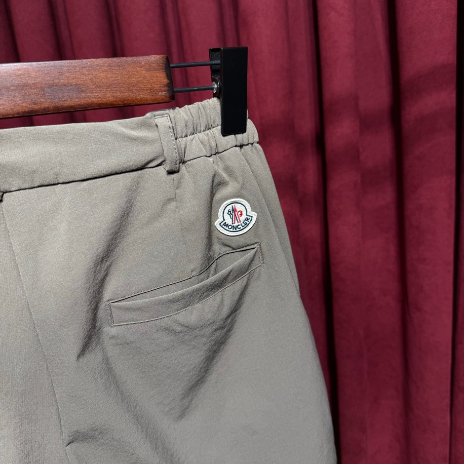 MONCLER SPORLİKRA KUMAŞ JOGGER YOSUN GRİSİ RENK