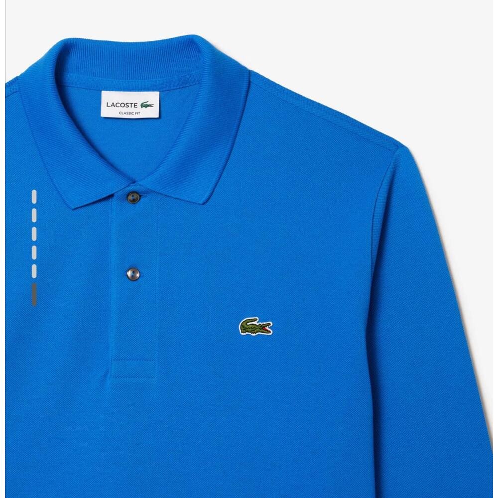 Lacoste Klasik Polo Yaka Uzun Kollu Saks