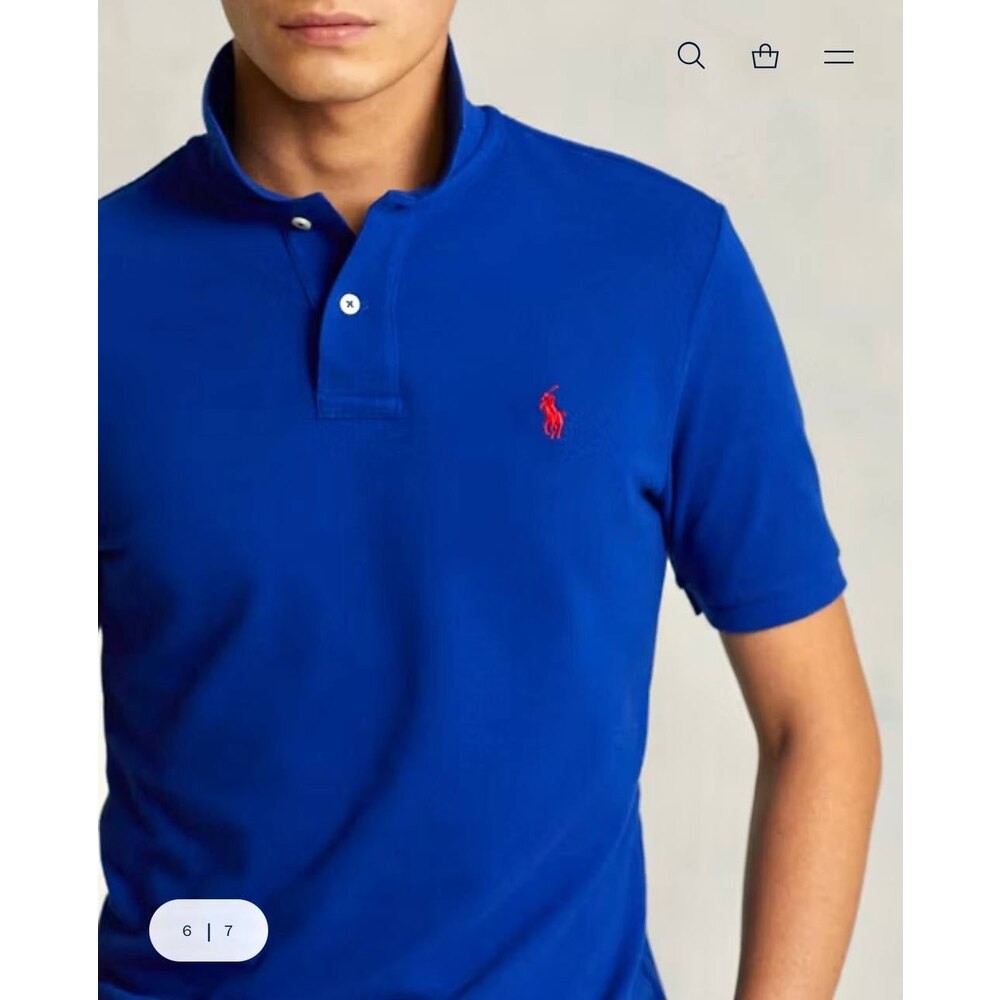 Polo Ralph Lauren Polo Yaka Saks Mavi