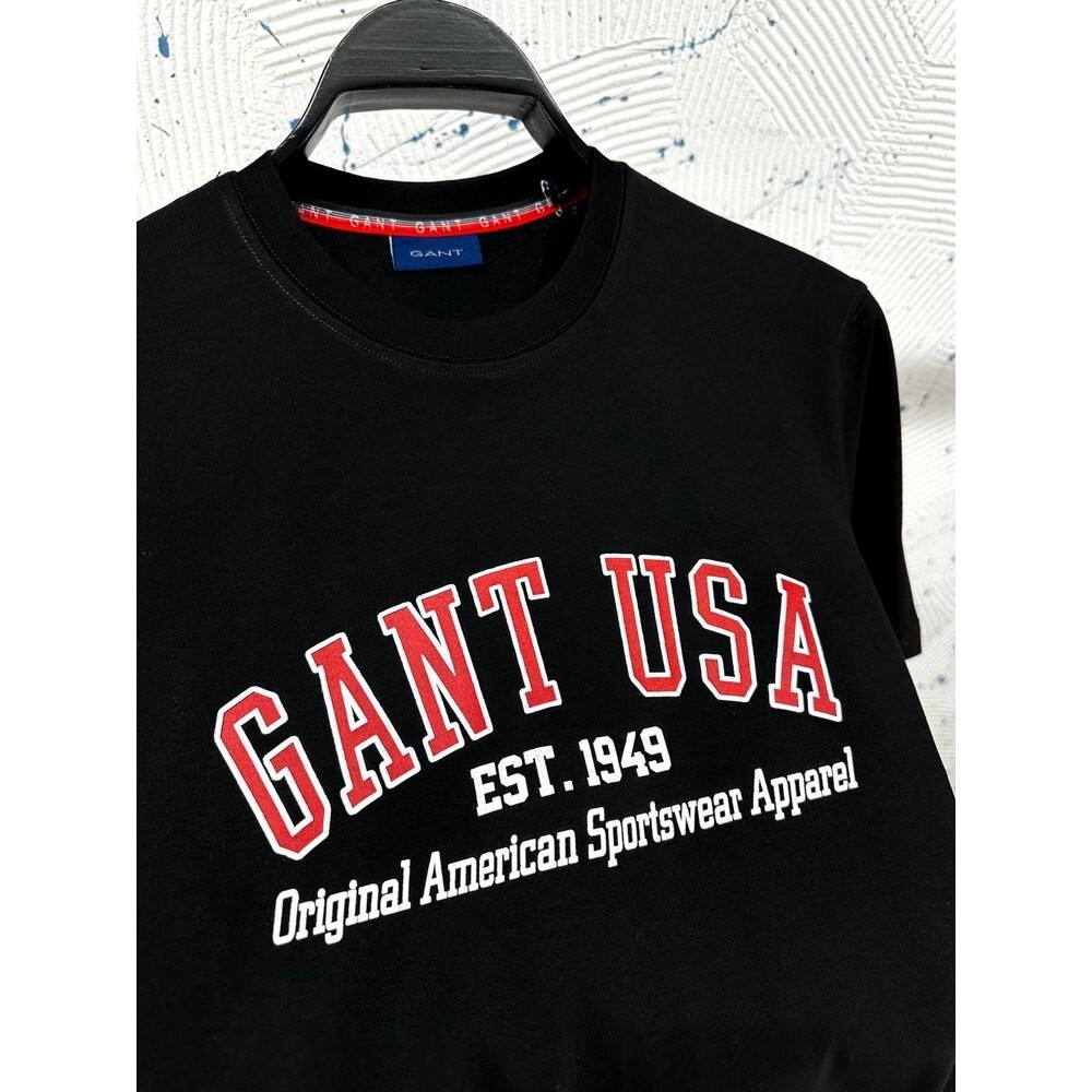 Gant U.S.A Bisiklet Yaka Siyah