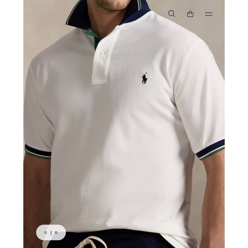 Polo Ralph Lauren Polo Yaka D Beyaz