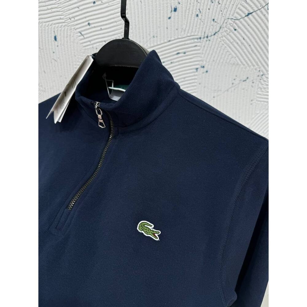 Lacoste Fermuarlı Sweatshirt Lacivert