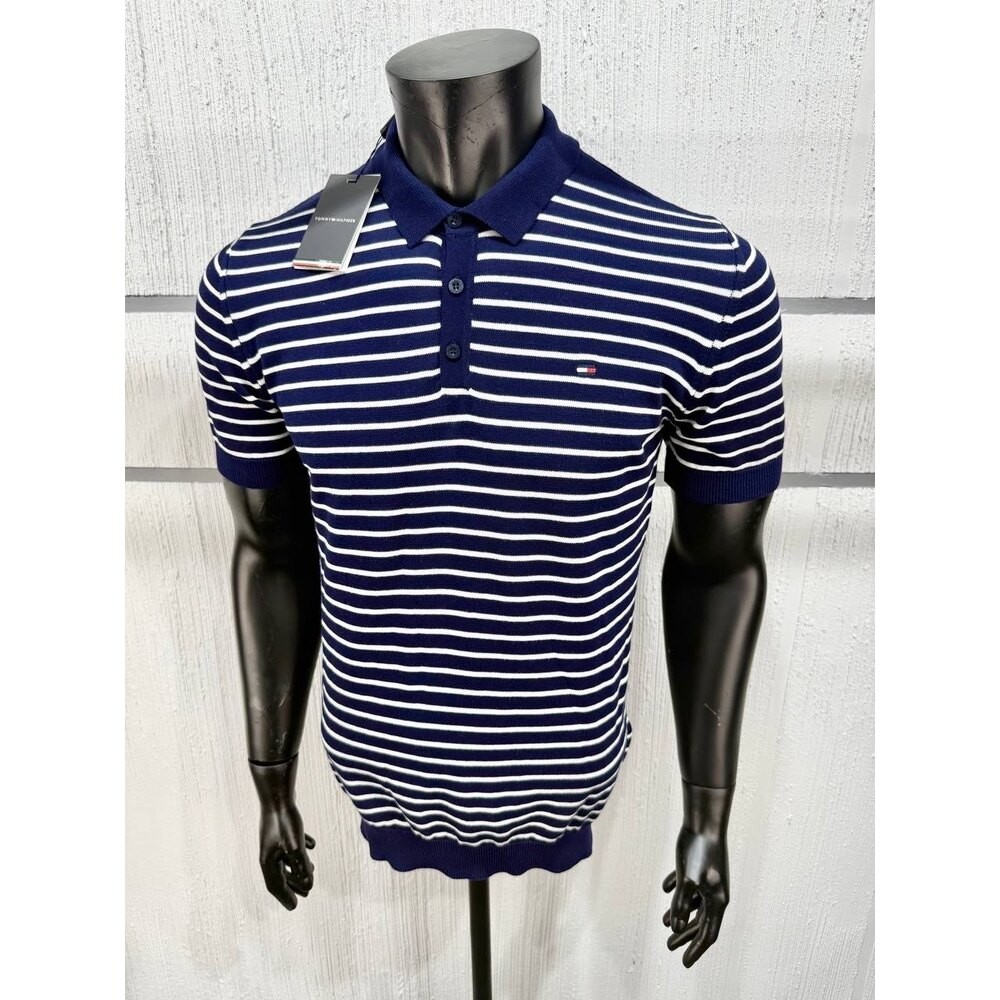 Tommy Hilfiger Polo Yaka Triko Lacivert