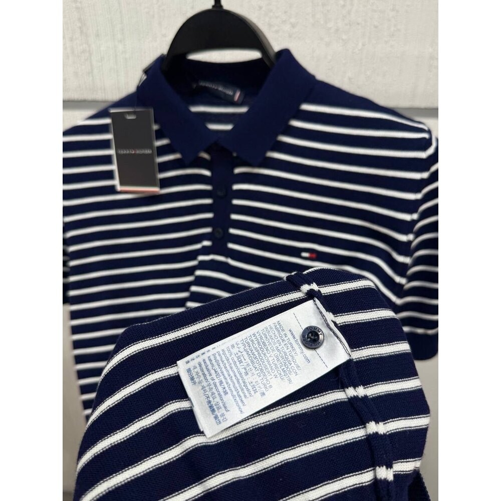 Tommy Hilfiger Polo Yaka Triko Lacivert
