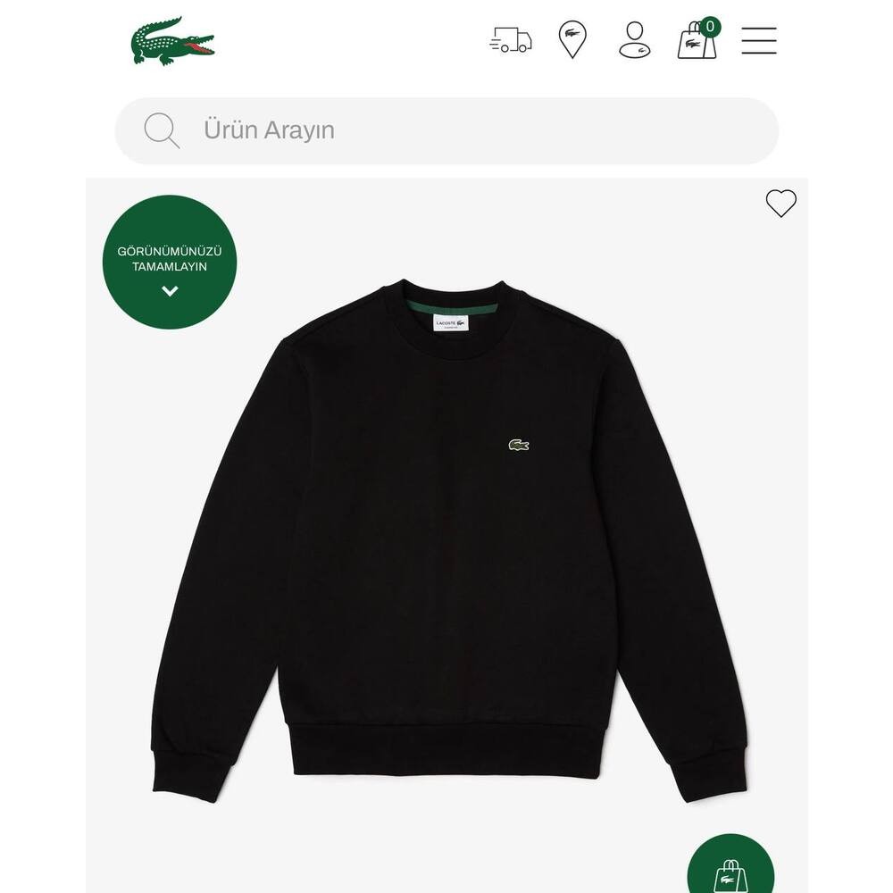 Lacoste Sweatshirt Siyah