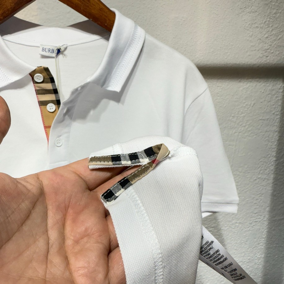 BURBERRY POLO YAKA BEYAZ RENK