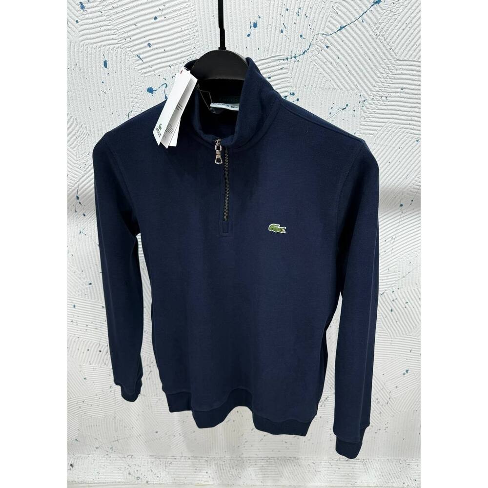 Lacoste Fermuarlı Sweatshirt Lacivert