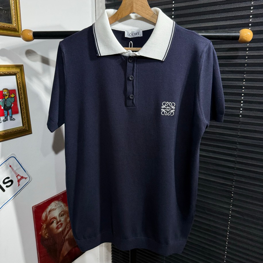 LOEWE POLO YAKA TRİKO LACİVERT RENK