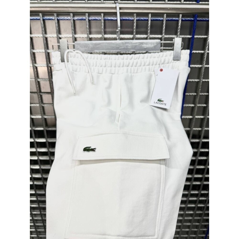 Lacoste Yan Cepli Şort Beyaz