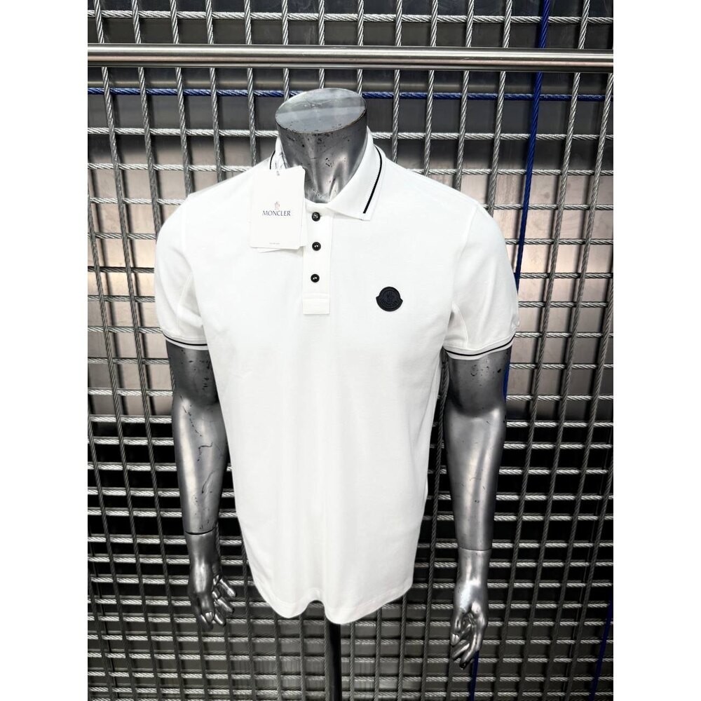 Moncler Polo Yaka Beyaz