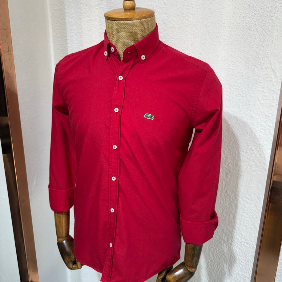 LACOSTE MİCRO GÖMLEK KIRMIZI RENK