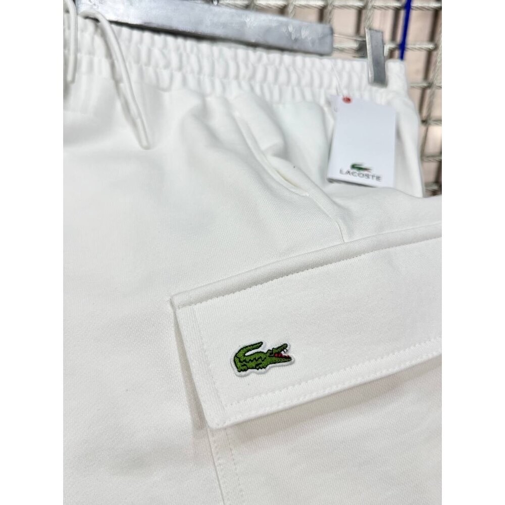 Lacoste Yan Cepli Şort Beyaz