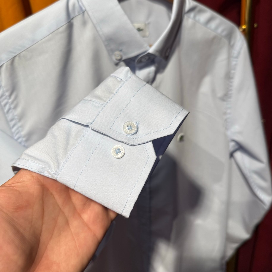 LACOSTE MİCRO GÖMLEK BUZ MAVİSİ