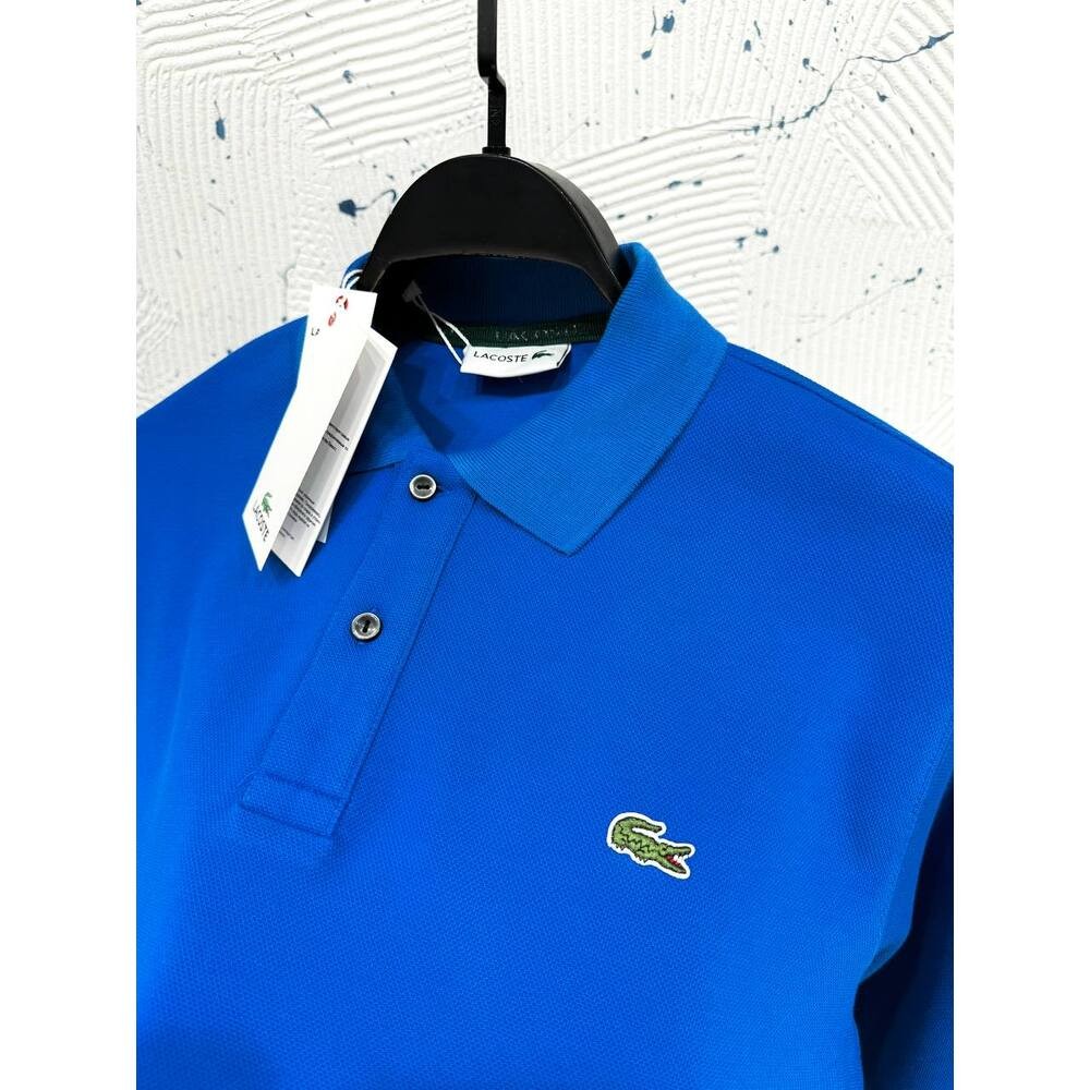 Lacoste Klasik Polo Yaka Uzun Kollu Saks