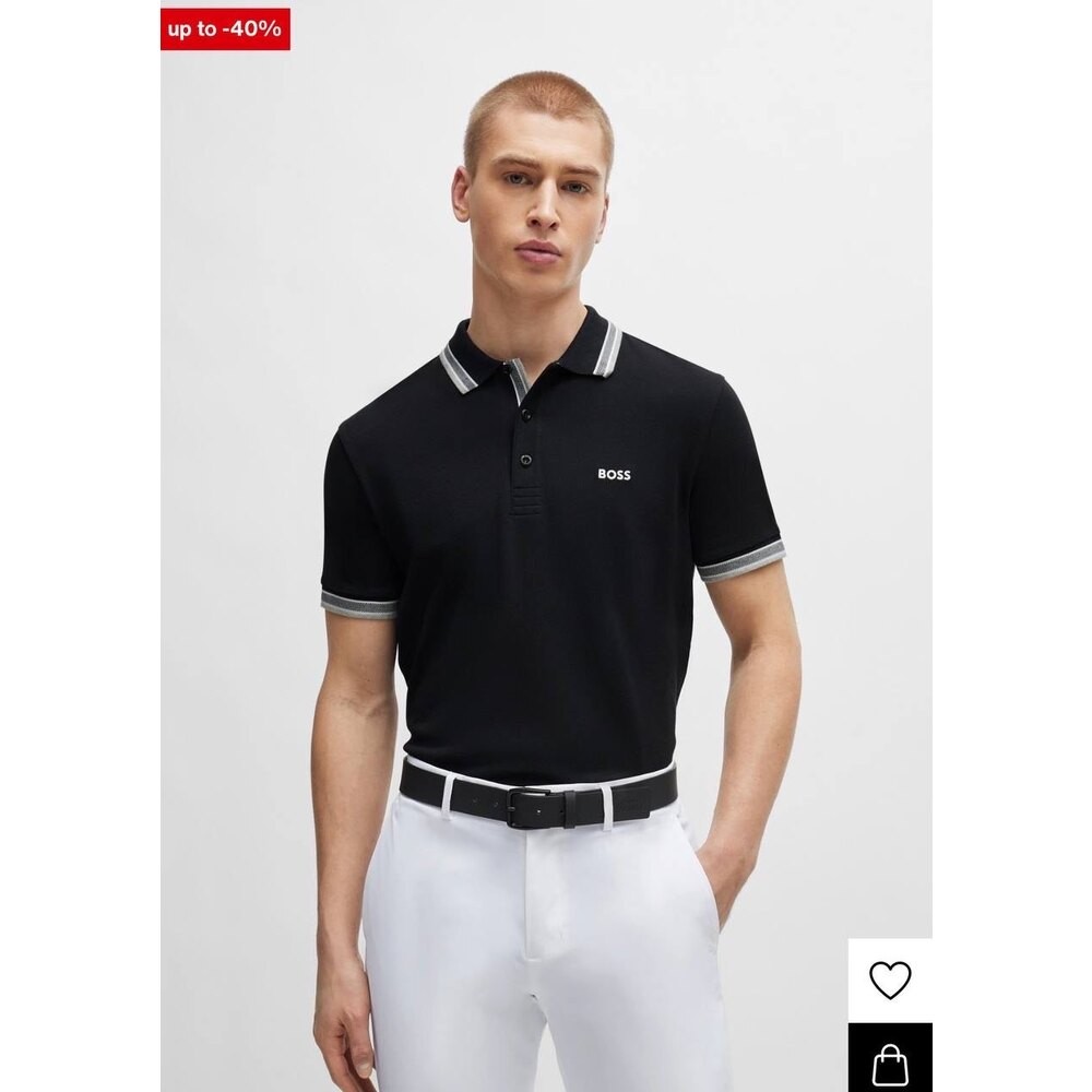 Boss Polo Yaka Siyah
